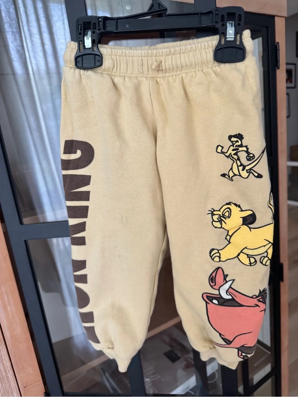 Zara Kids x Disney Lion King simba set toddler boy joggers crewneck pullover